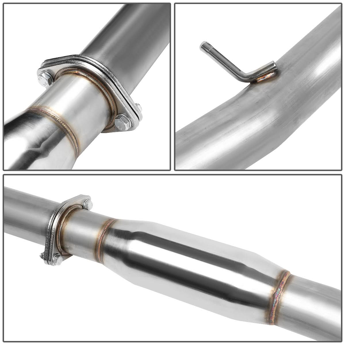 2002-2007 Subaru WRX STI Catback Exhaust Single Burnt Tip Stainless Steel