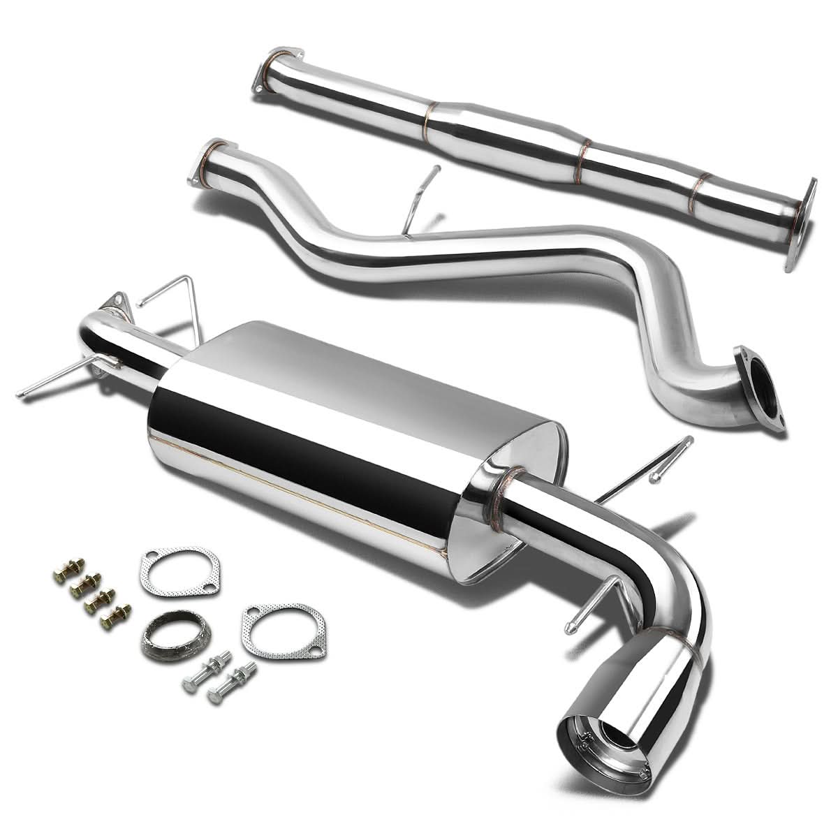 2008-2014 Subaru Impreza WRX/STI OE Style Catback Exhaust Stainless Steel