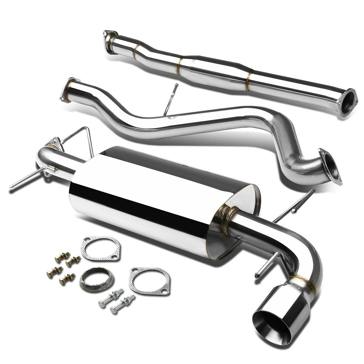08-14 Subaru Impreza WRX/STI 5-Door OE Style Catback Exhaust - Stainless Steel