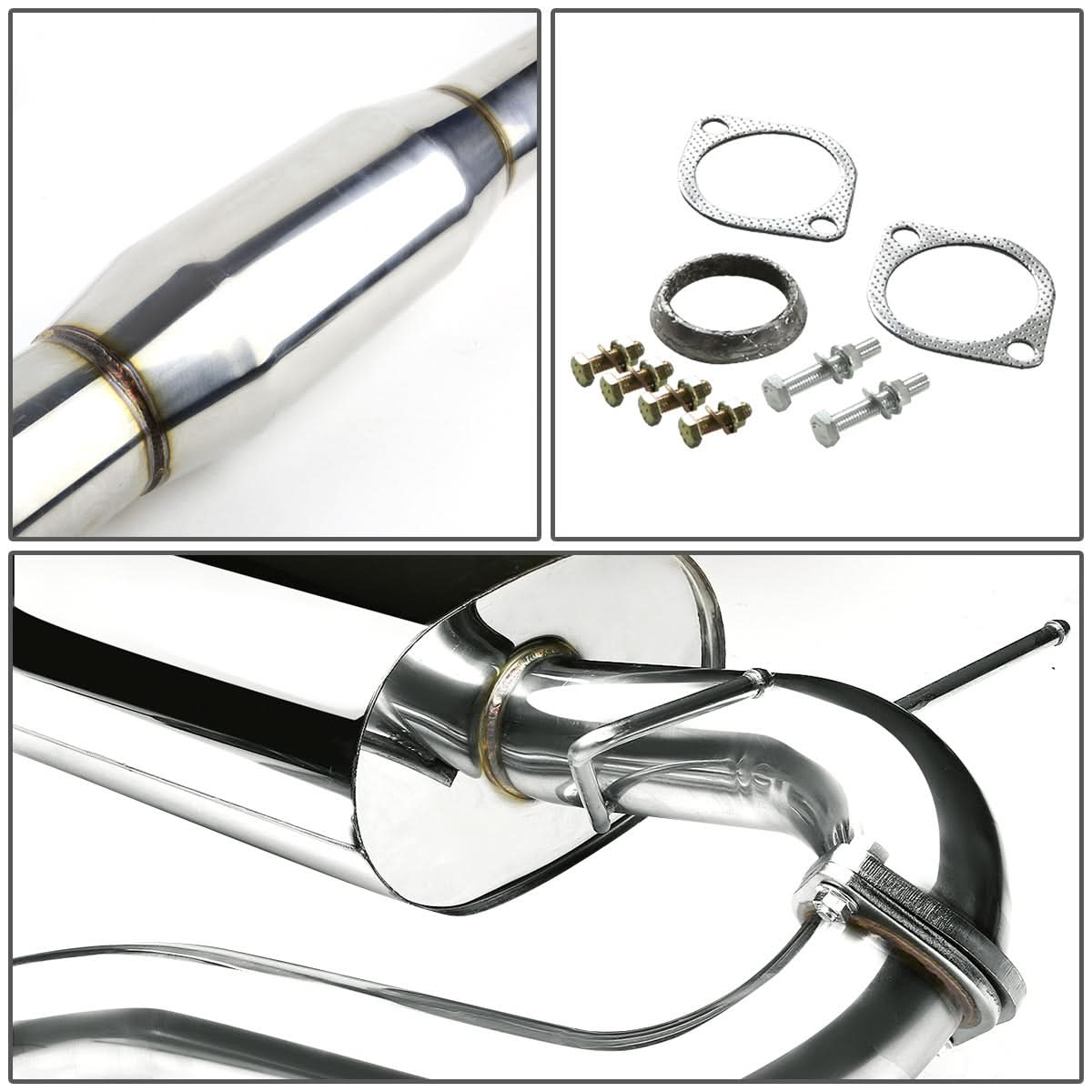 08-14 Subaru Impreza WRX/STI 5-Door OE Style Catback Exhaust - Stainless Steel