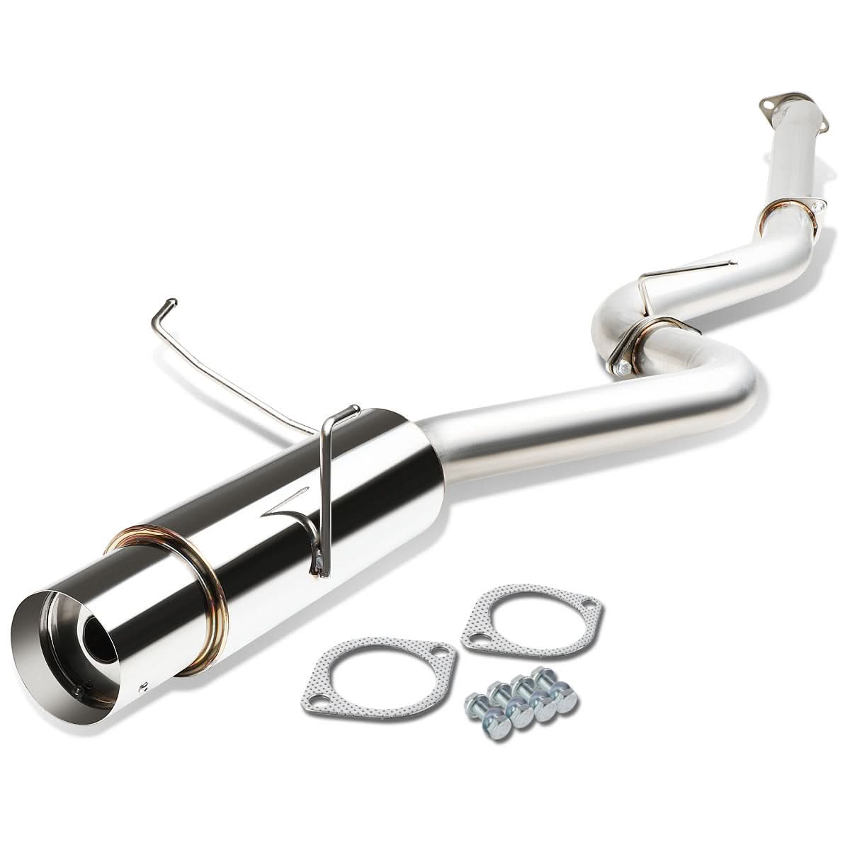 2015-2017 Subaru WRX STI Single Tip Catback Exhaust - Stainless Steel