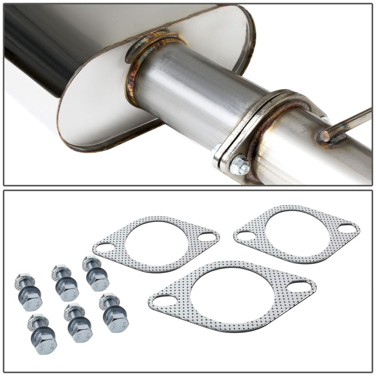 96-99 Chevrolet Tahoe / GMC Yukon 5.7L Catback Exhaust - Stainless Steel