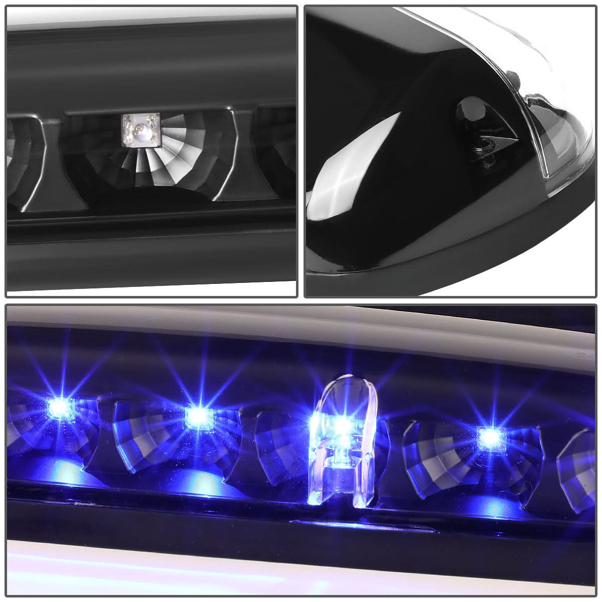 02-07 Chevrolet Silverado / GMC Sierra Black Housing Blue LED Cab Light