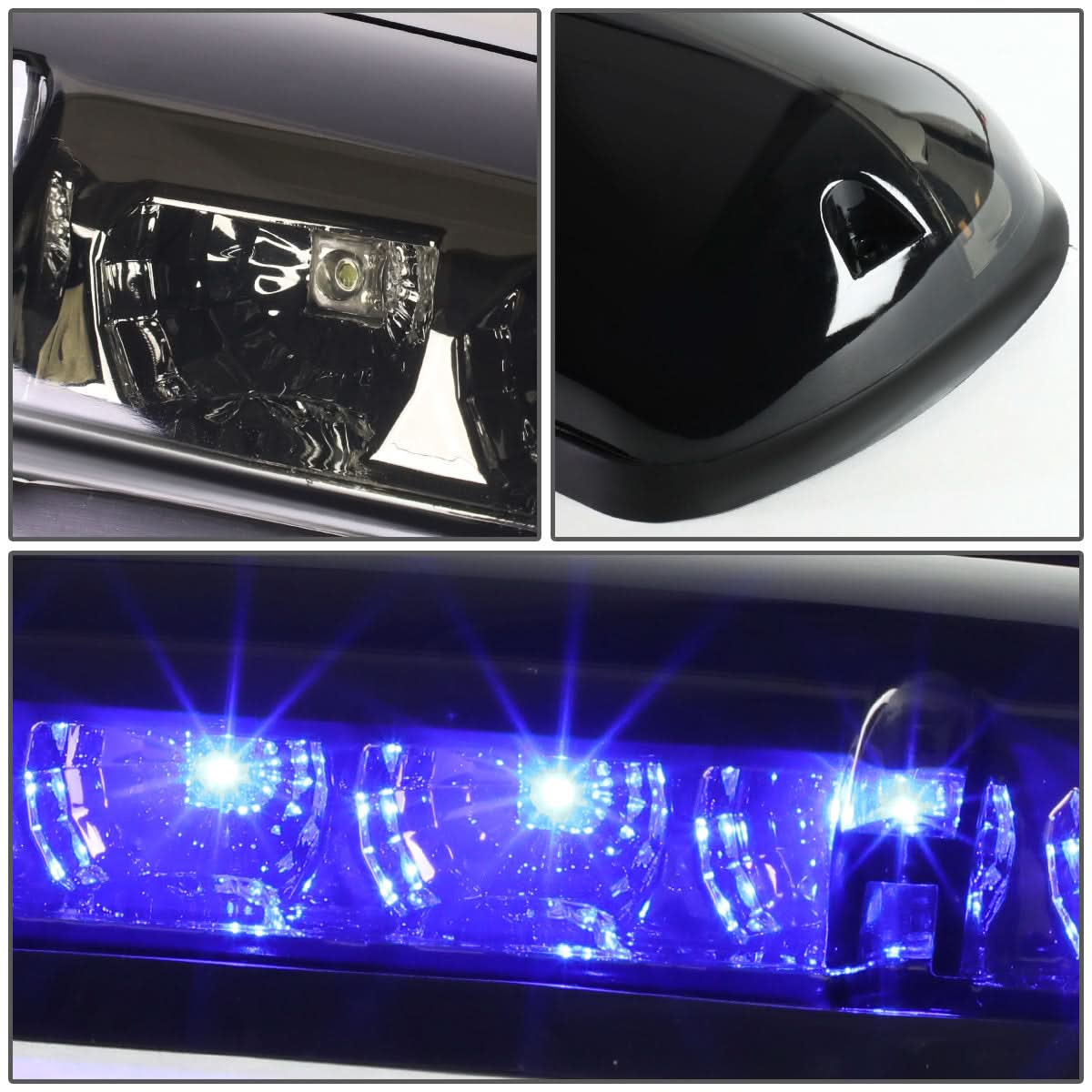02-07 Chevrolet Silverado / GMC Sierra Smoke Housing Blue LED Cab Light