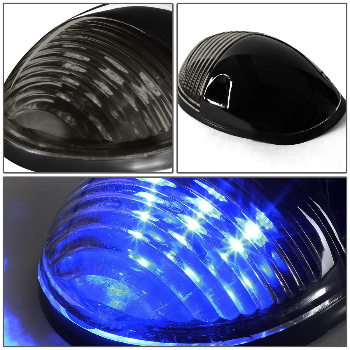 02-07 Chevrolet Silverado / GMC Sierra Smoke Housing Blue LED Cab Light