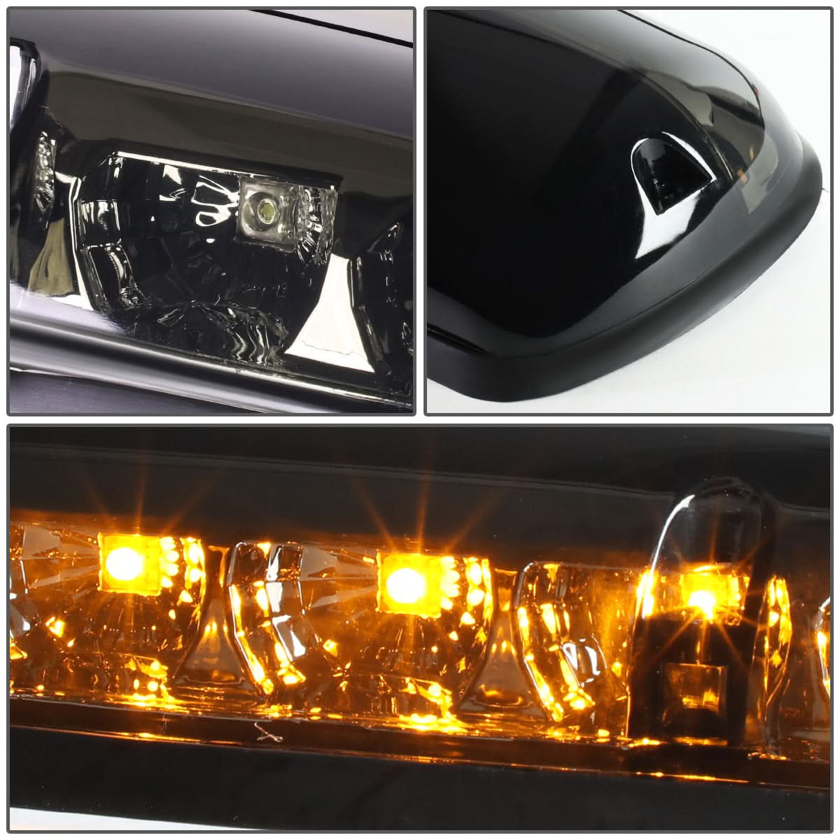 02-07 Chevrolet Silverado / GMC Sierra Smoke Housing Amber LED Cab Light