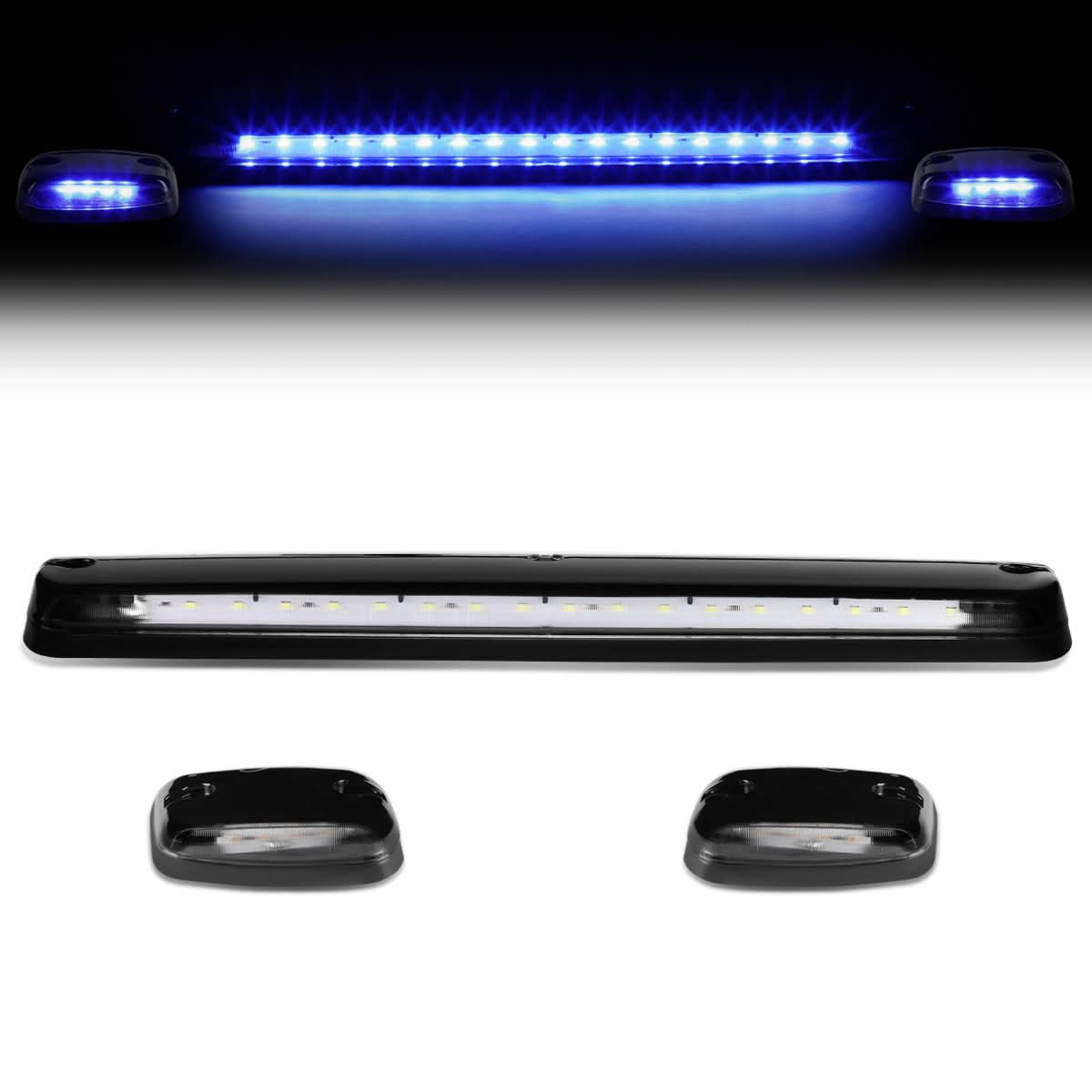 2007-2014 Chevrolet Silverado / GMC Sierra Cab Light - Black Housing Blue LED