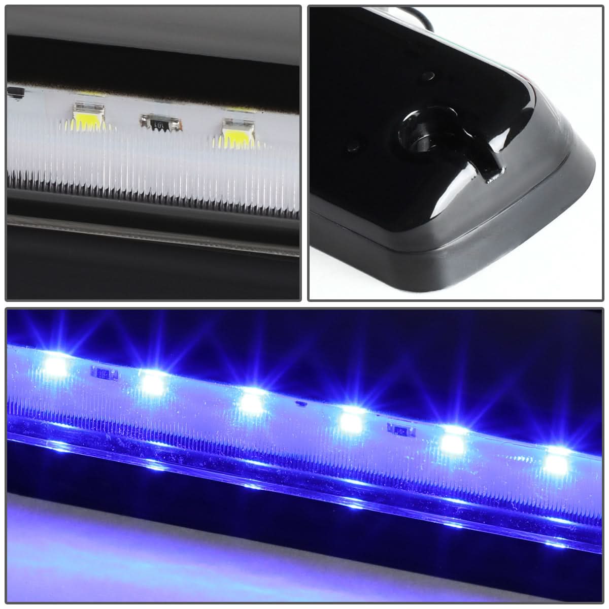 2007-2014 Chevrolet Silverado / GMC Sierra Cab Light - Black Housing Blue LED