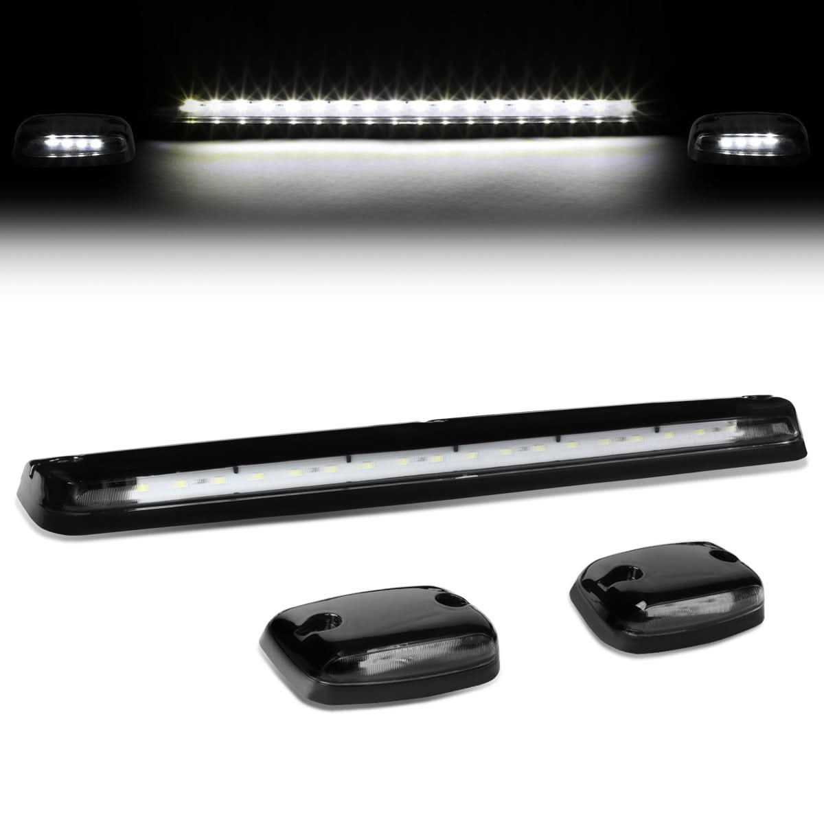 2007-2014 Chevrolet Silverado / GMC Sierra Cab Light - Black Housing