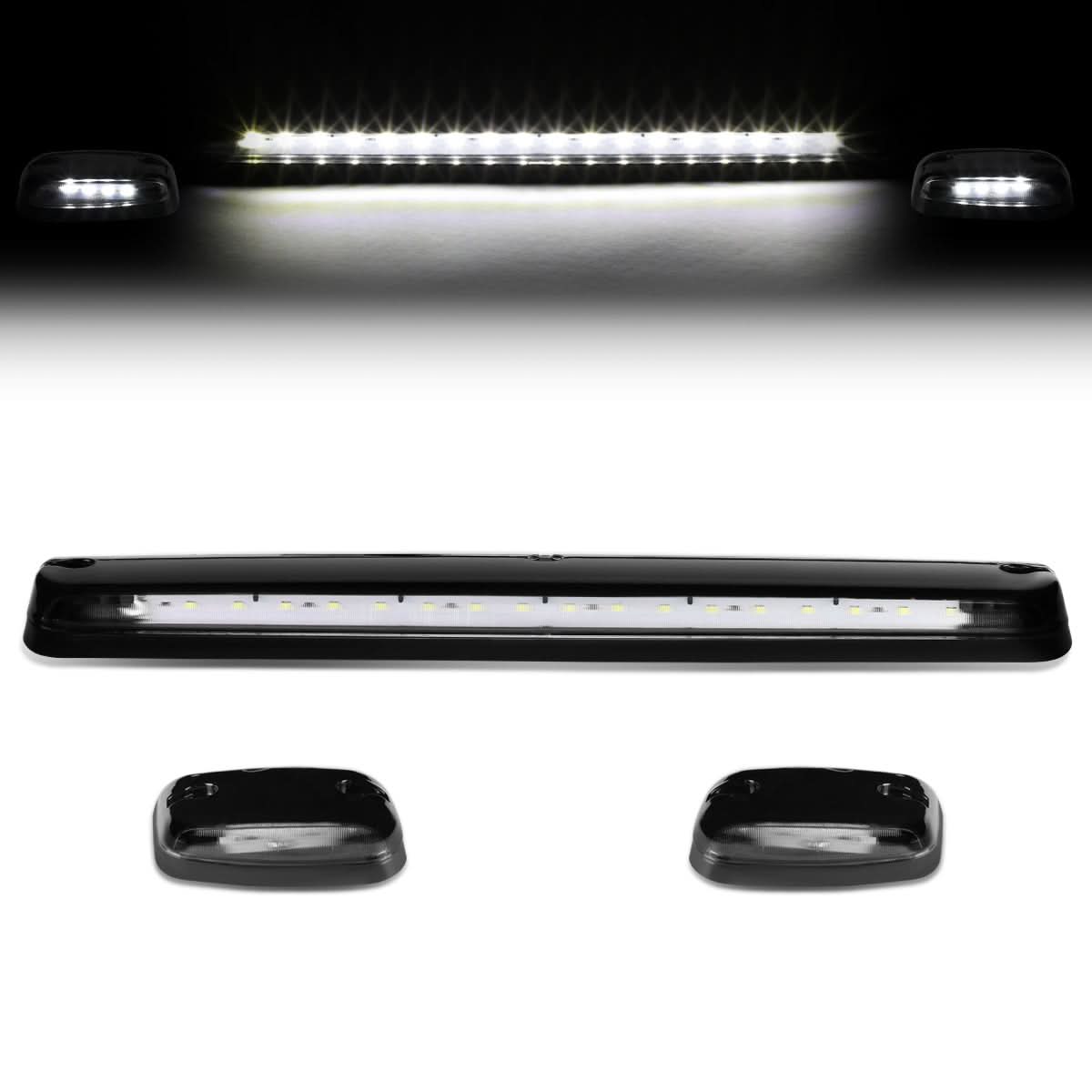 2007-2014 Chevrolet Silverado / GMC Sierra Cab Light - Black Housing