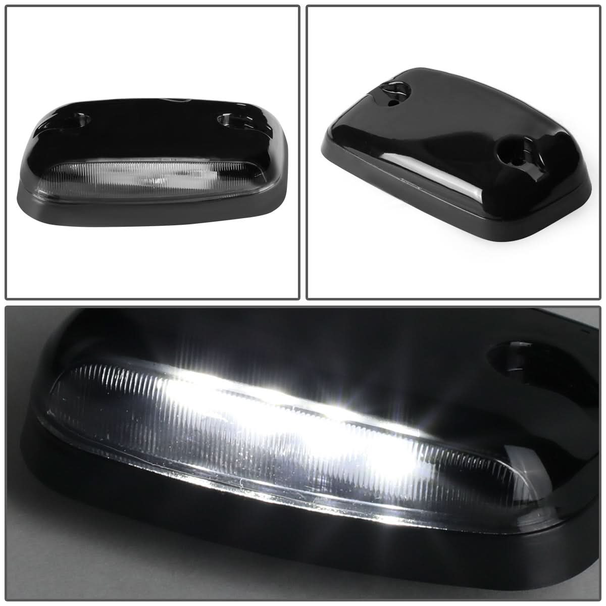 2007-2014 Chevrolet Silverado / GMC Sierra Cab Light - Black Housing