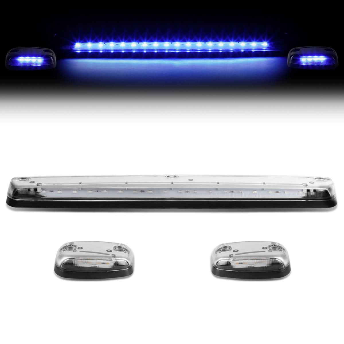 07-14 Chevrolet Silverado / GMC Sierra Chrome Housing Blue LED Cab Light