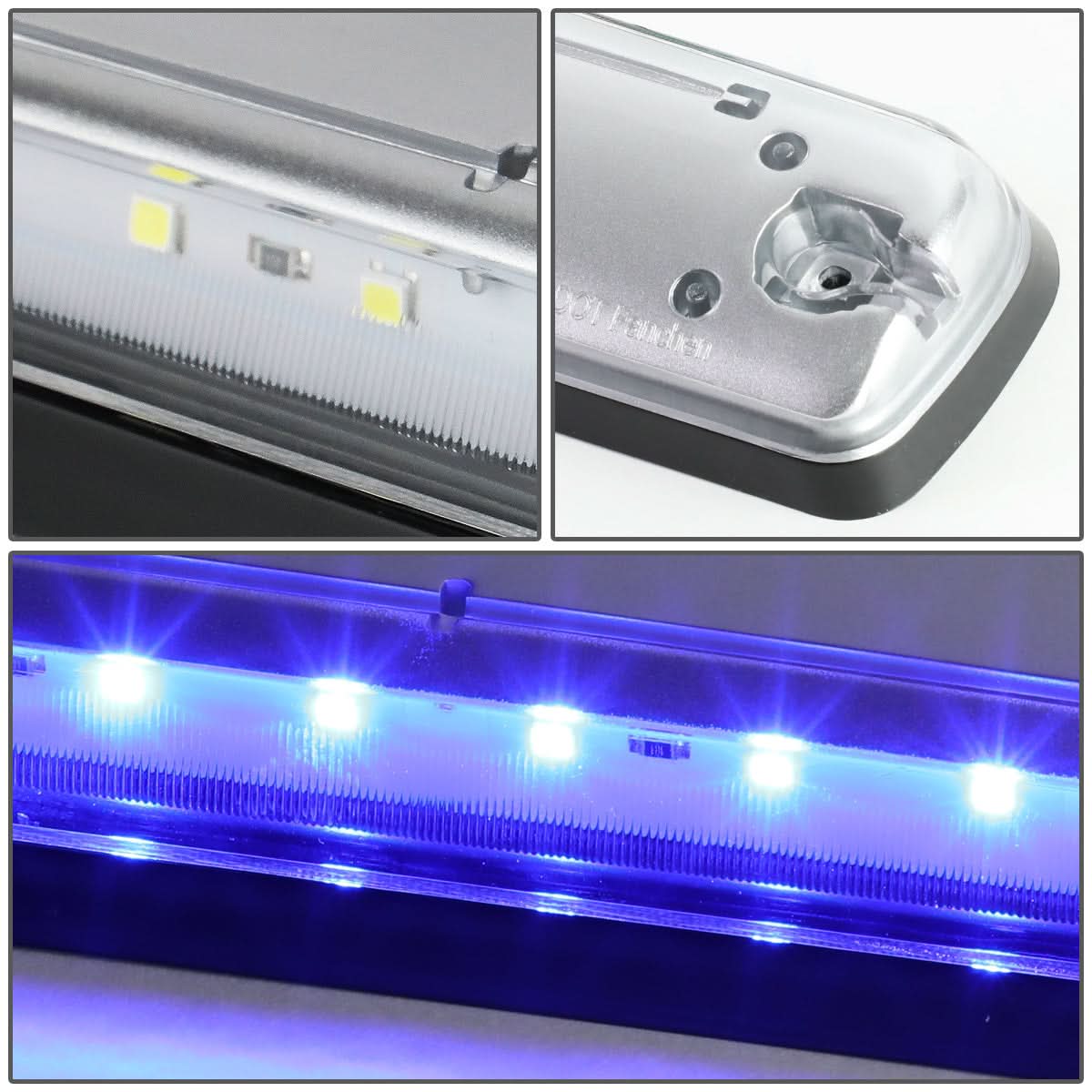 07-14 Chevrolet Silverado / GMC Sierra Chrome Housing Blue LED Cab Light