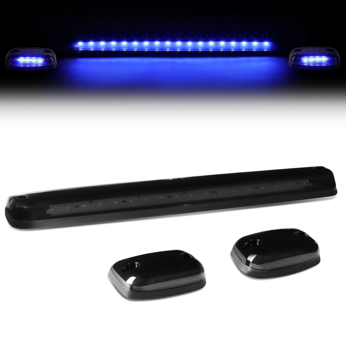 07-14 Chevrolet Silverado / GMC Sierra Smoke Housing Blue LED Cab Light