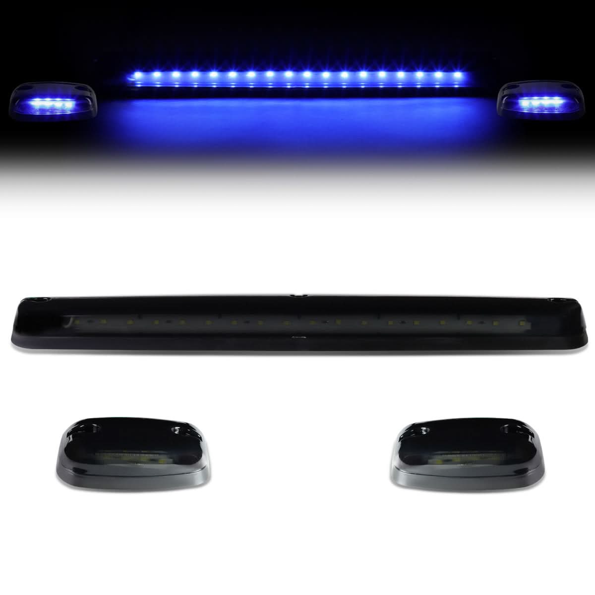 07-14 Chevrolet Silverado / GMC Sierra Smoke Housing Blue LED Cab Light