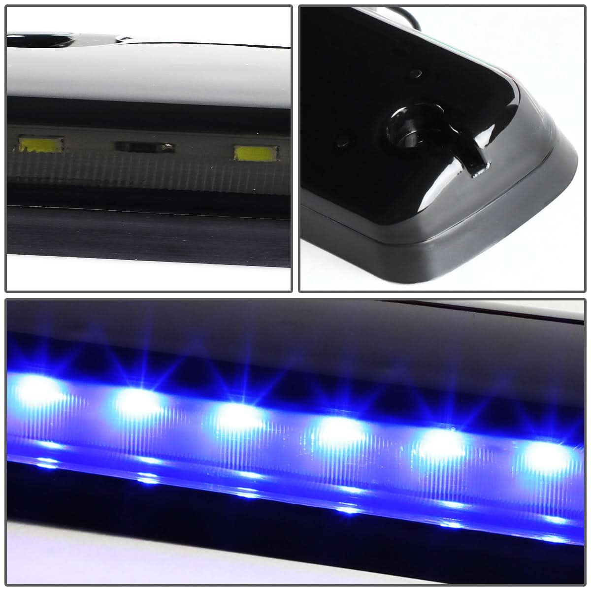 07-14 Chevrolet Silverado / GMC Sierra Smoke Housing Blue LED Cab Light