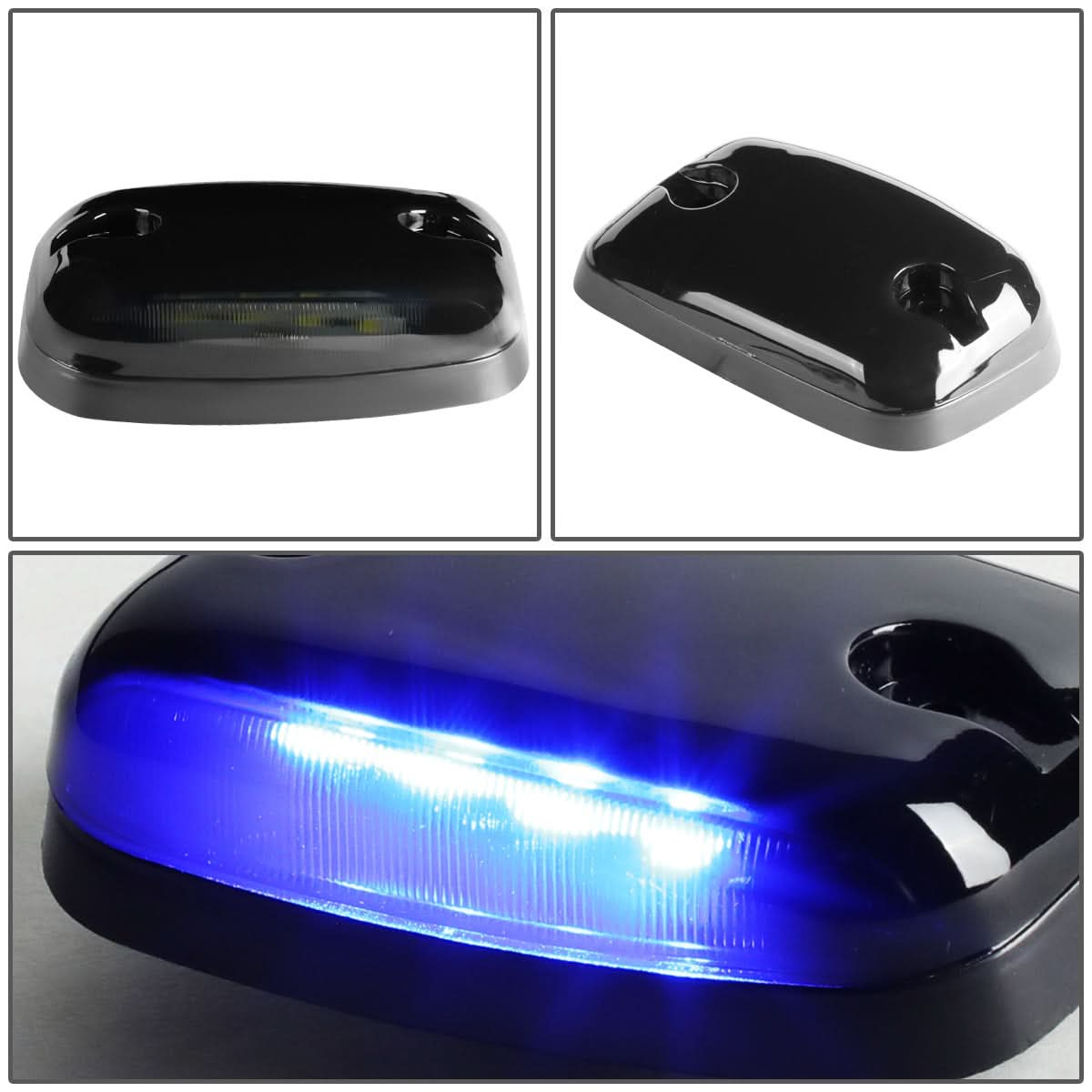07-14 Chevrolet Silverado / GMC Sierra Smoke Housing Blue LED Cab Light