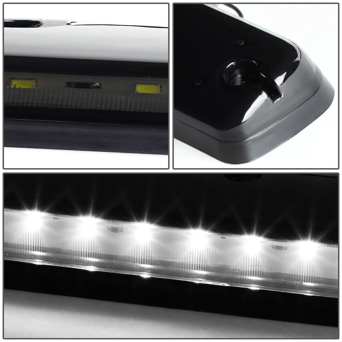 2007-2014 Chevrolet Silverado Cab Light - Smoke Housing White LED