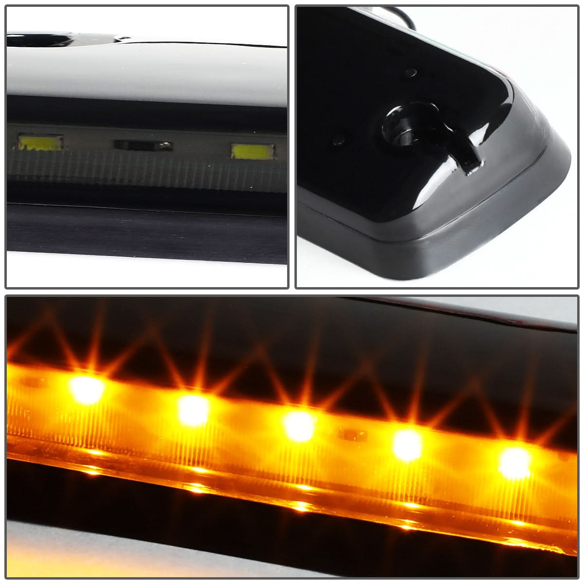 07-14 Chevrolet Silverado / GMC Sierra Smoke Housing Amber LED Cab Light