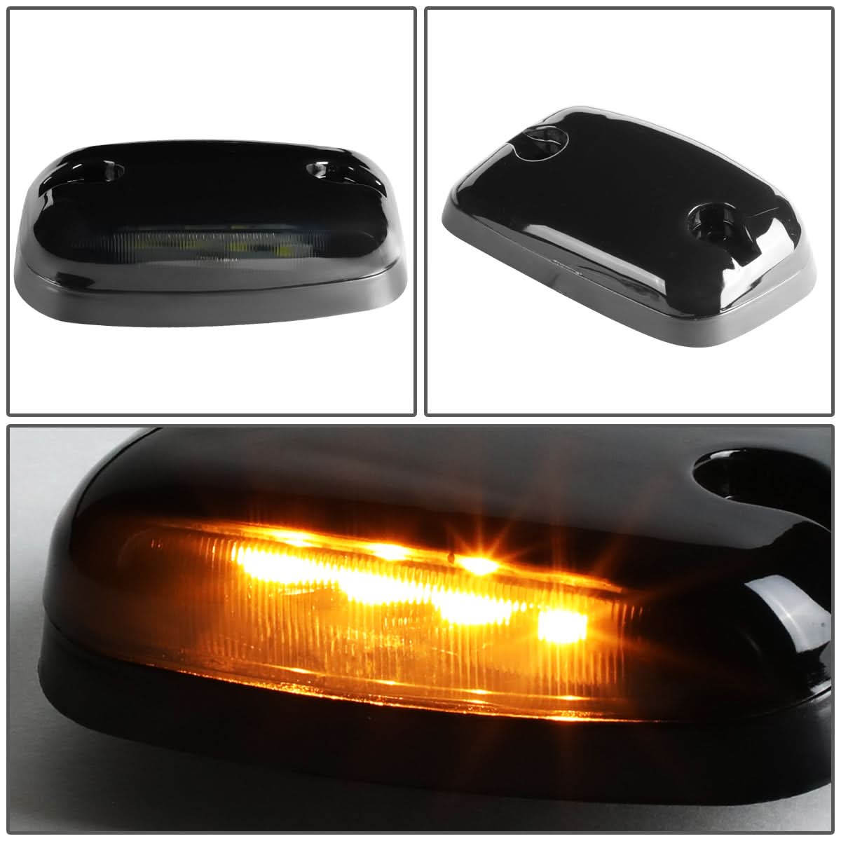 07-14 Chevrolet Silverado / GMC Sierra Smoke Housing Amber LED Cab Light