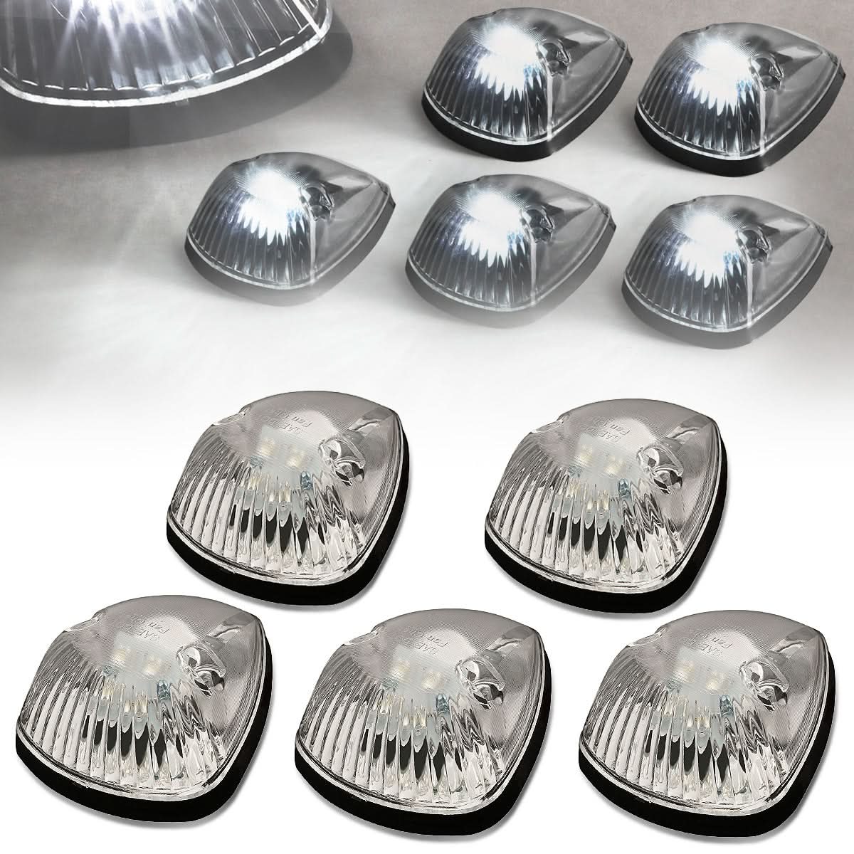 94-98 Dodge Ram 2500/3500 Chrome Housing White LED Cab Light