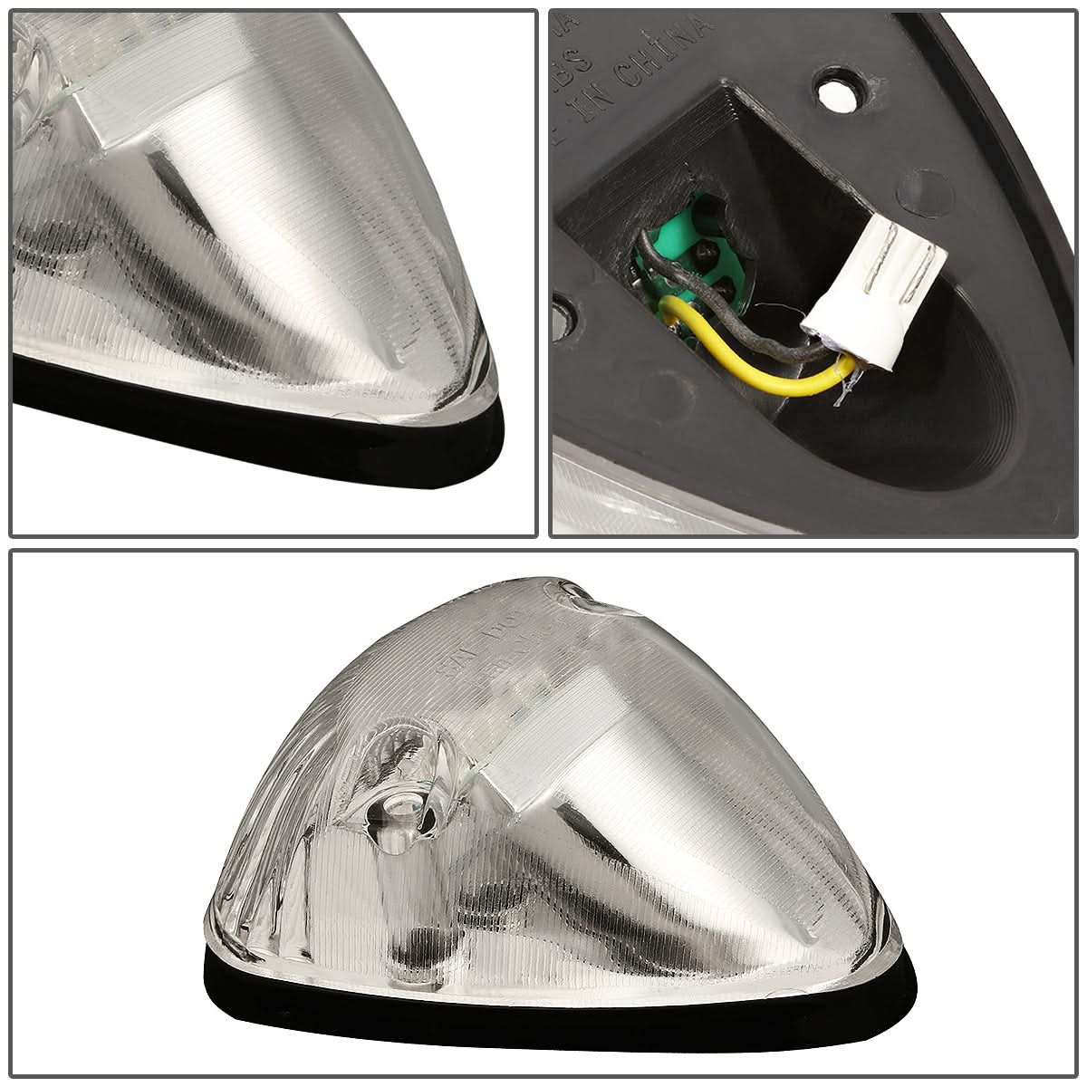 94-98 Dodge Ram 2500/3500 Chrome Housing White LED Cab Light