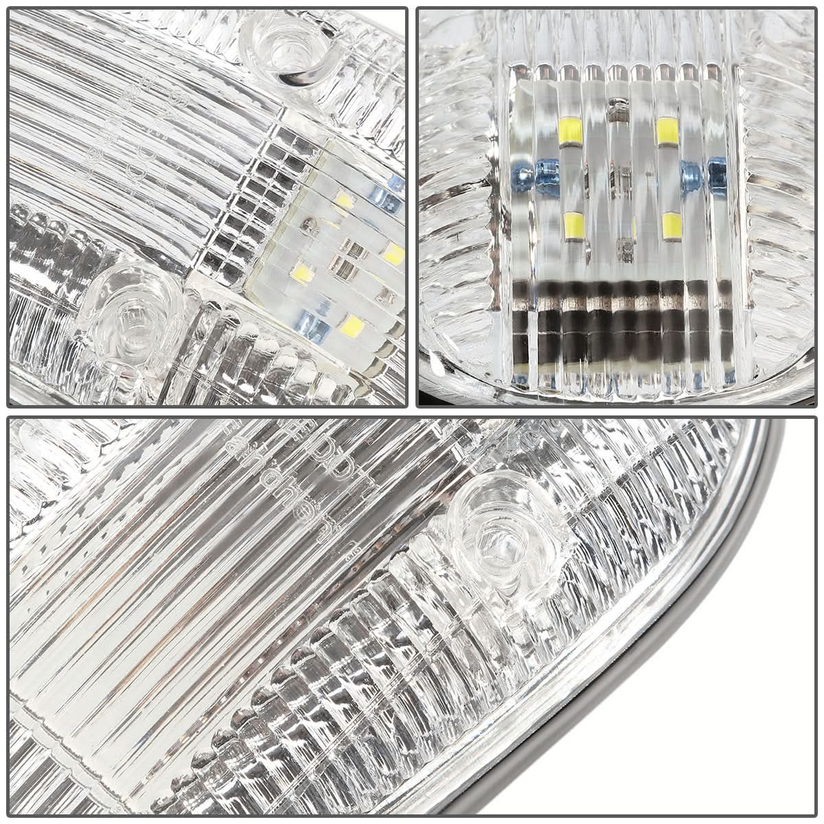 1999-2002 Dodge Ram 2500/3500 Chrome Amber LED Cab Light