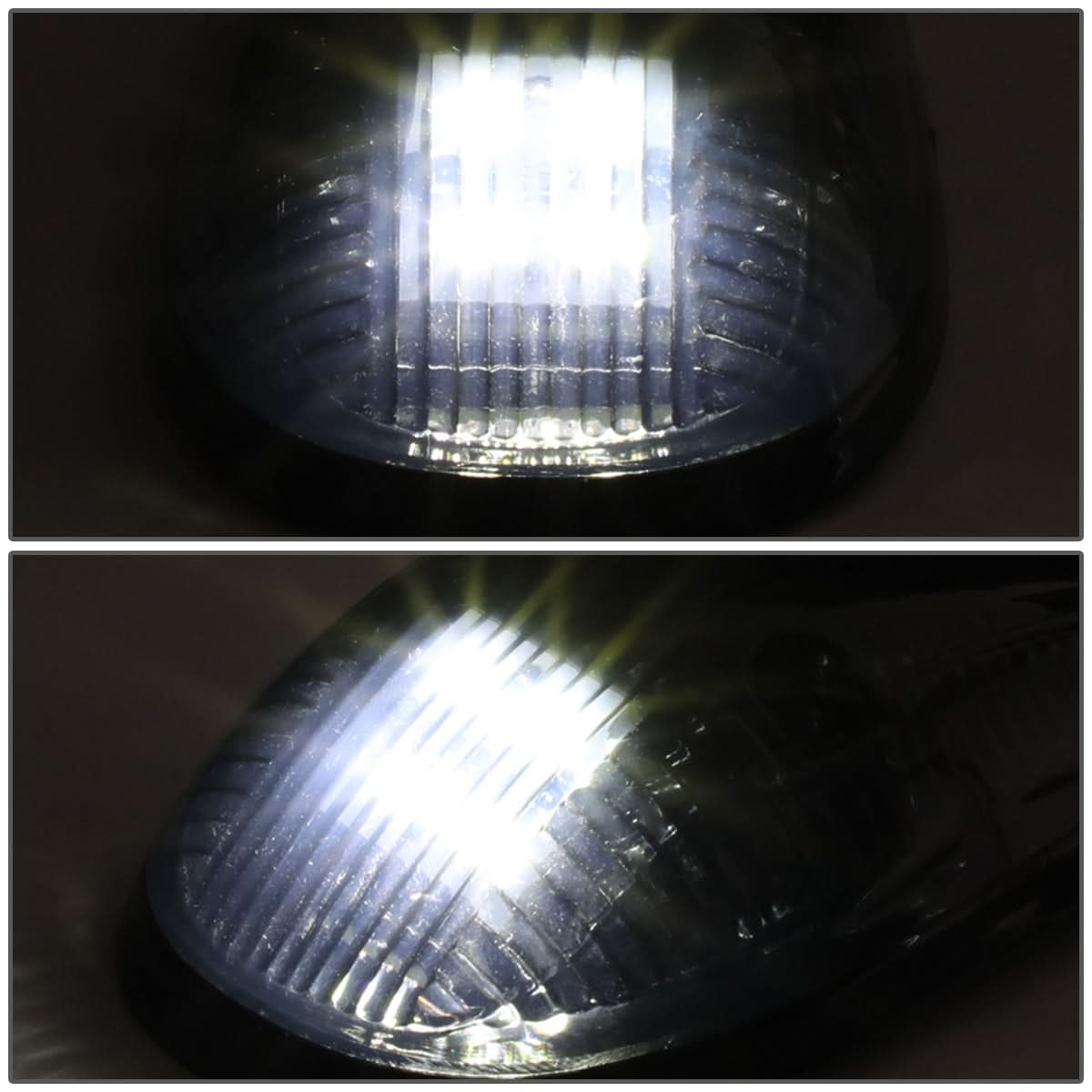 99-02 Dodge Ram 2500/3500 Smoke Housing White LED Cab Light