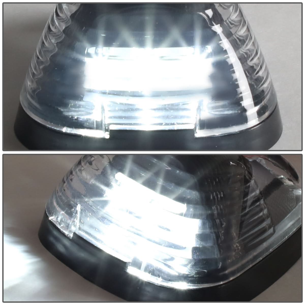 99-15 Ford Super Duty Black Housing White LED Cab Light