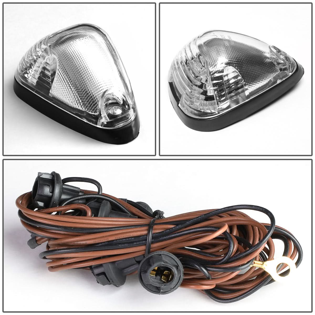 99-15 Ford Super Duty Chrome Housing Blue LED Cab Light