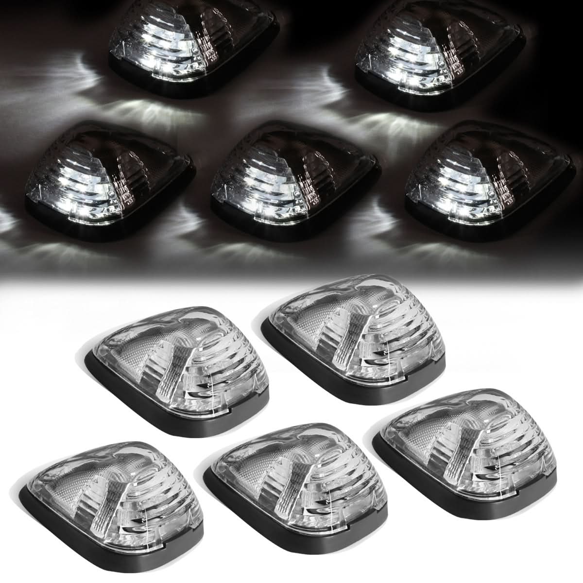 99-15 Ford Super Duty Chrome Housing White LED Cab Light
