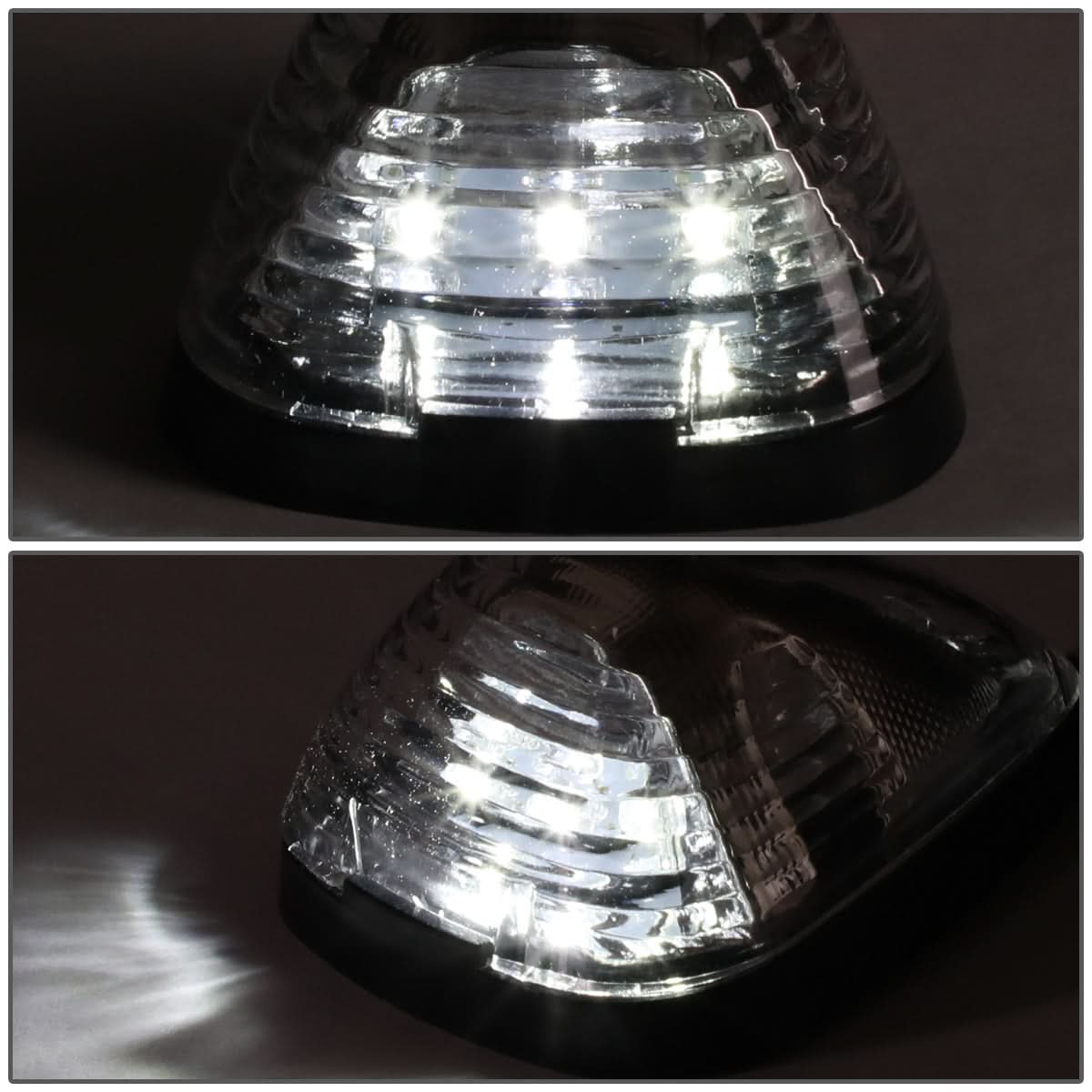 99-15 Ford Super Duty Chrome Housing White LED Cab Light