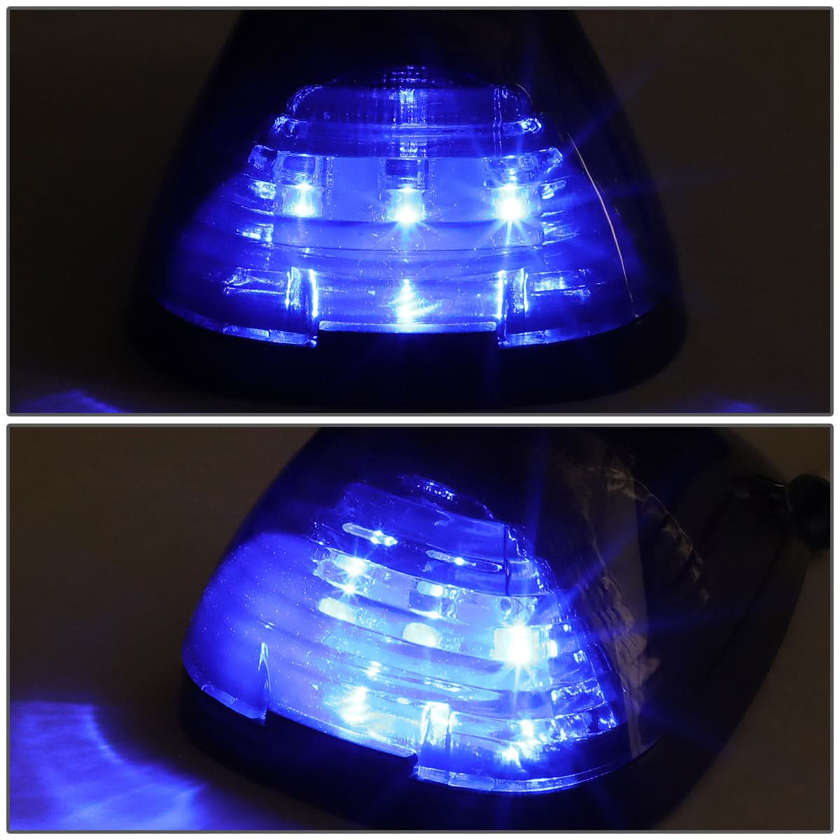 99-15 Ford Super Duty Smoke Housing Blue LED Cab Light
