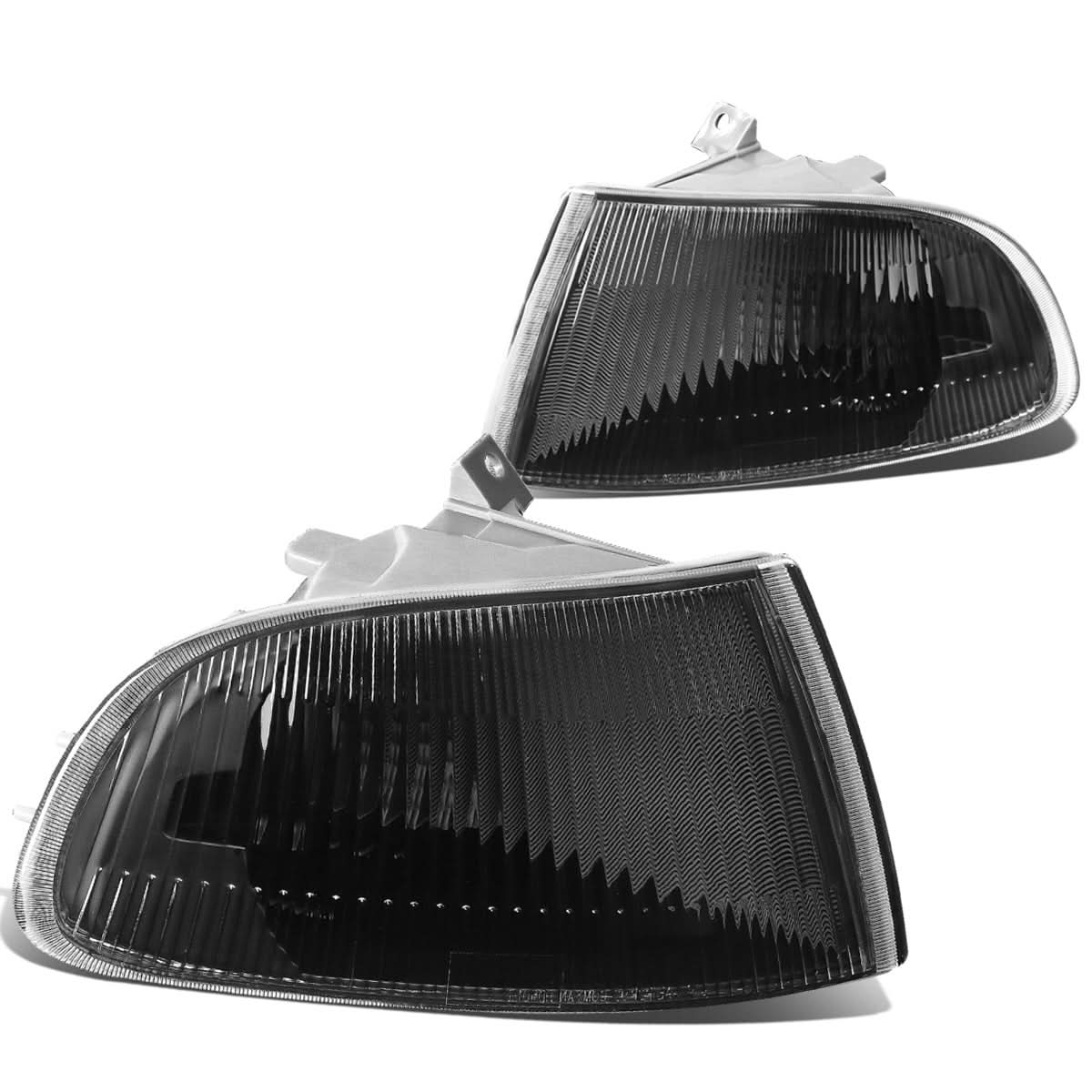 1985-1992 Honda Civic Sedan 4-Door Black Corner Lights
