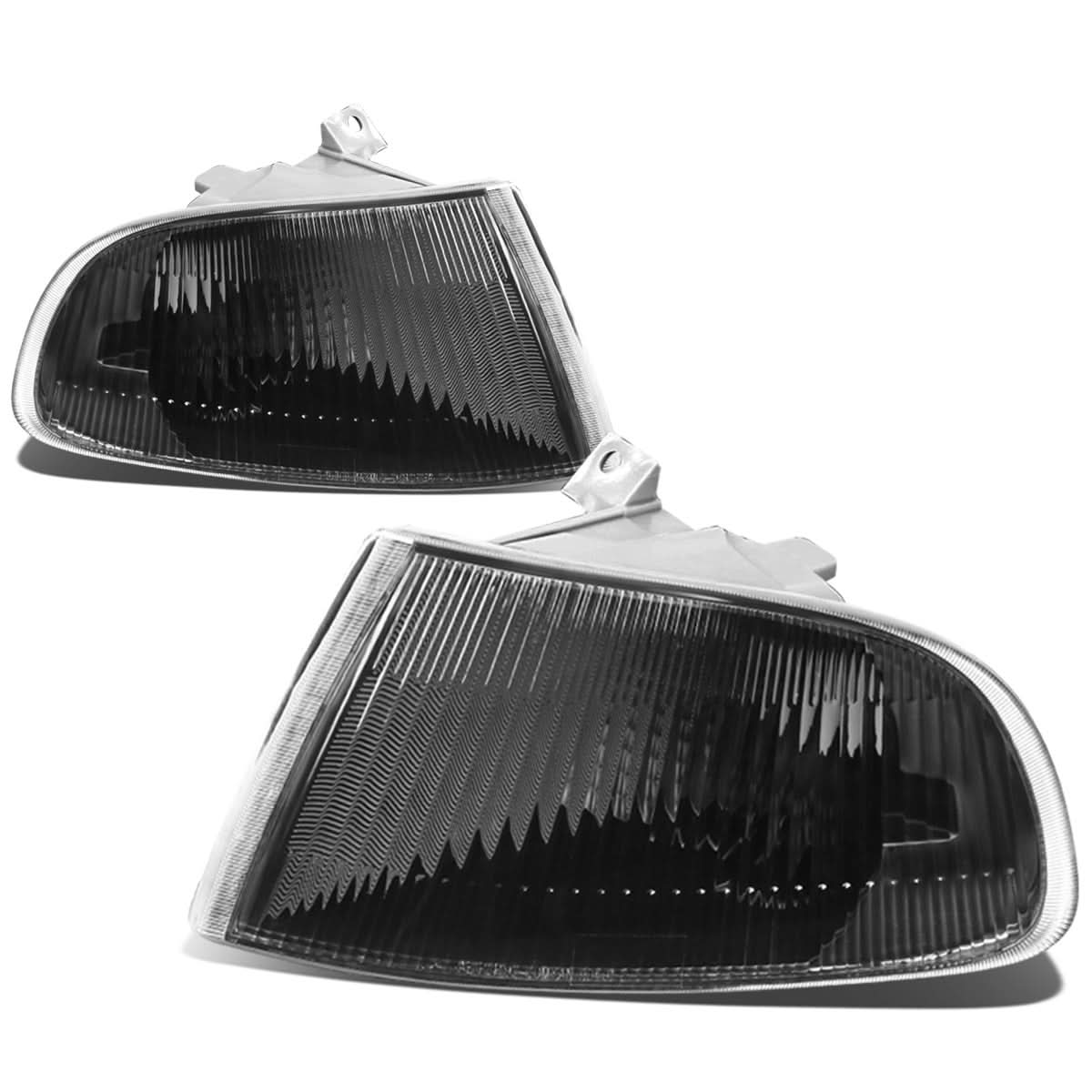 1985-1992 Honda Civic Sedan 4-Door Black Corner Lights