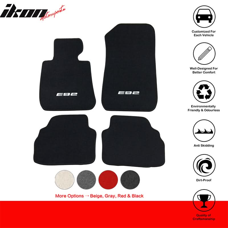 2007-2013 BMW 3 Series E92 Coupe Floor Mat Carpet Nylon