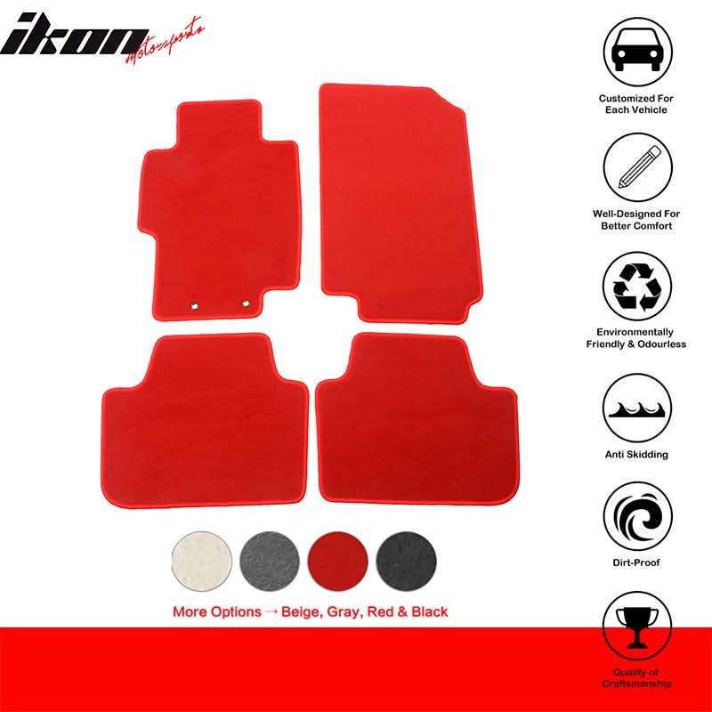 2004-2008 Acura TSX Car Floor Mats Carpet 4PC Nylon