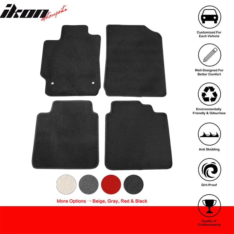 2007-2011 Toyota Camry Car Floor Mats Carpet 4PC Nylon