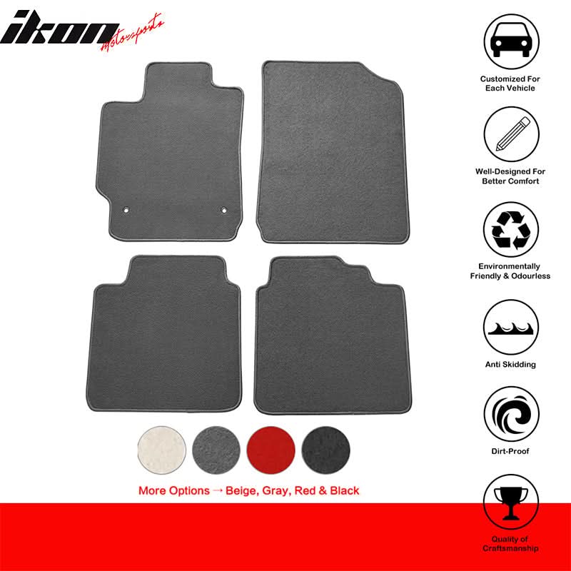2007-2011 Toyota Camry Car Floor Mats Carpet 4PC Nylon