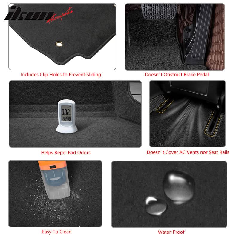 2019-2023 Toyota RAV4 Car Mats Carpet 4PC Nylon