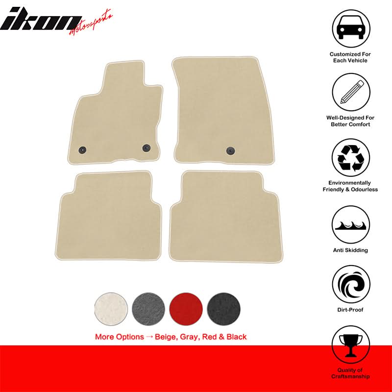 2021-2025 Ford Bronco Sport Nylon Floor Mats Front Rear Carpets