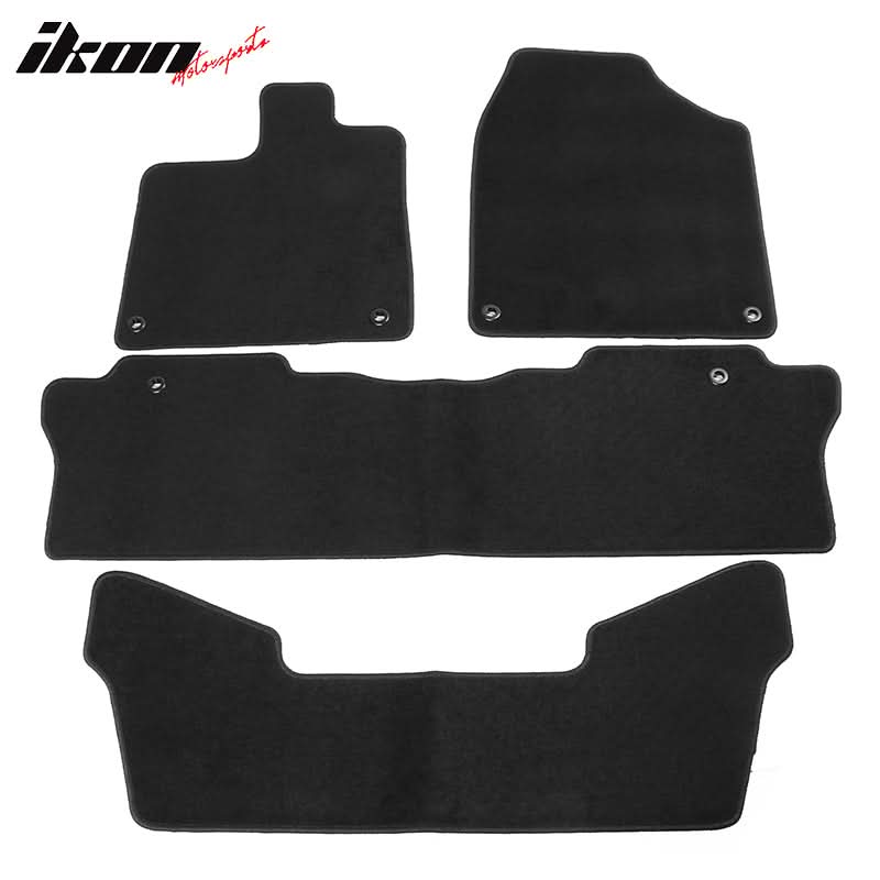 2016-2023 Honda Pilot Nylon Floor Mats Liner Front Rear Carpets
