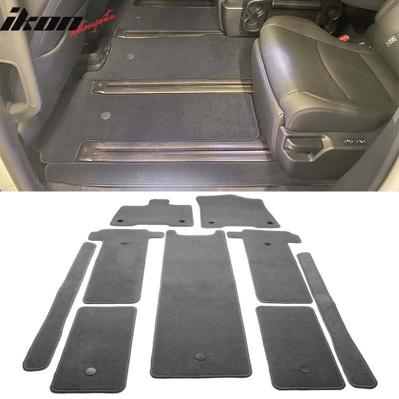 2021-2025 Toyota Sienna Floor Mats Liner Front Rear Carpets 9PC