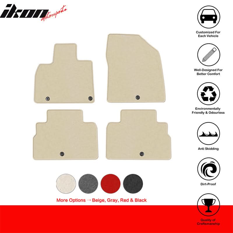 2020-2024 Kia Telluride OE Front Rear Floor Mats Carpets Nylon