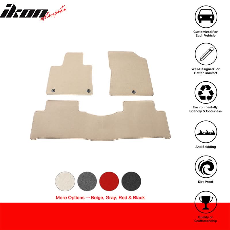 2021-2025 Kia Sorento OE Front Rear Floor Mats Carpets Nylon
