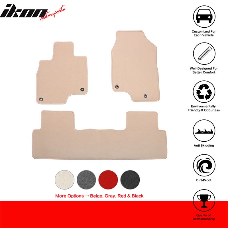 2019-2024Â Acura RDX 4DR OE Front Rear Floor Mat Carpet Nylon