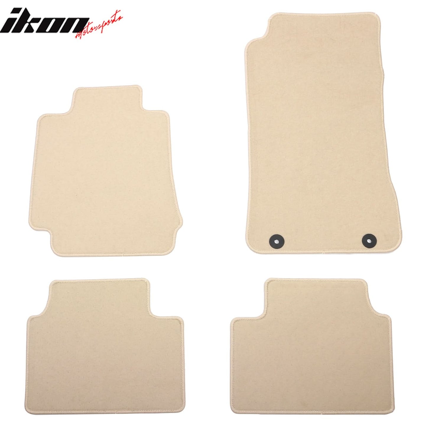 2017-2024 Alfa Romeo Giulia OE Beige Front Rear Floor Mat Carpet Nylon