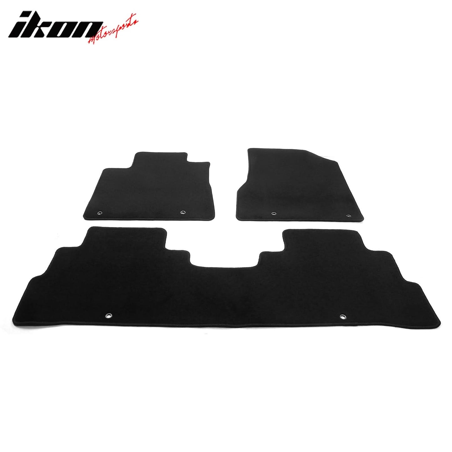 2015-2024Â Nissan Murano 4DR OE Black Front Rear Floor Mat Carpet Nylon