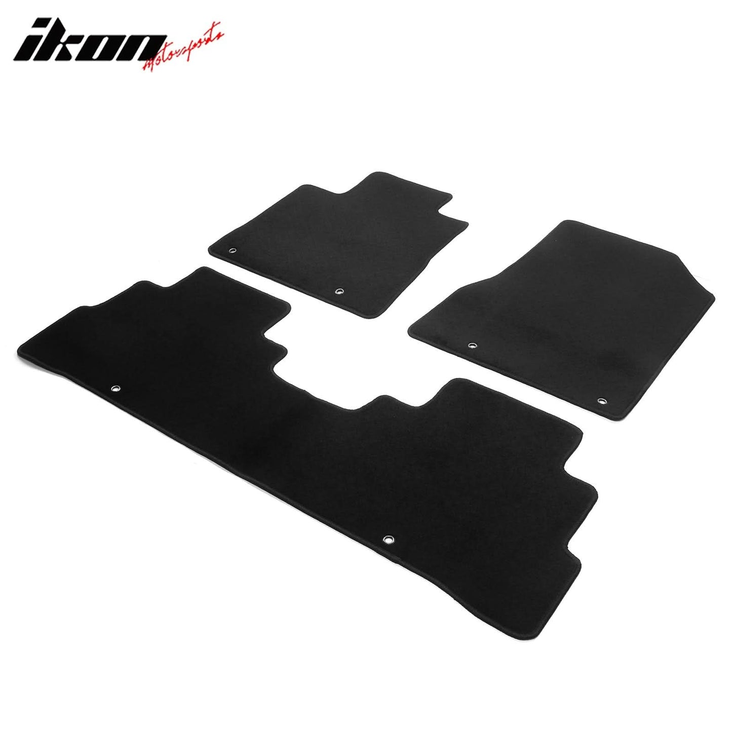 2015-2024Â Nissan Murano 4DR OE Black Front Rear Floor Mat Carpet Nylon