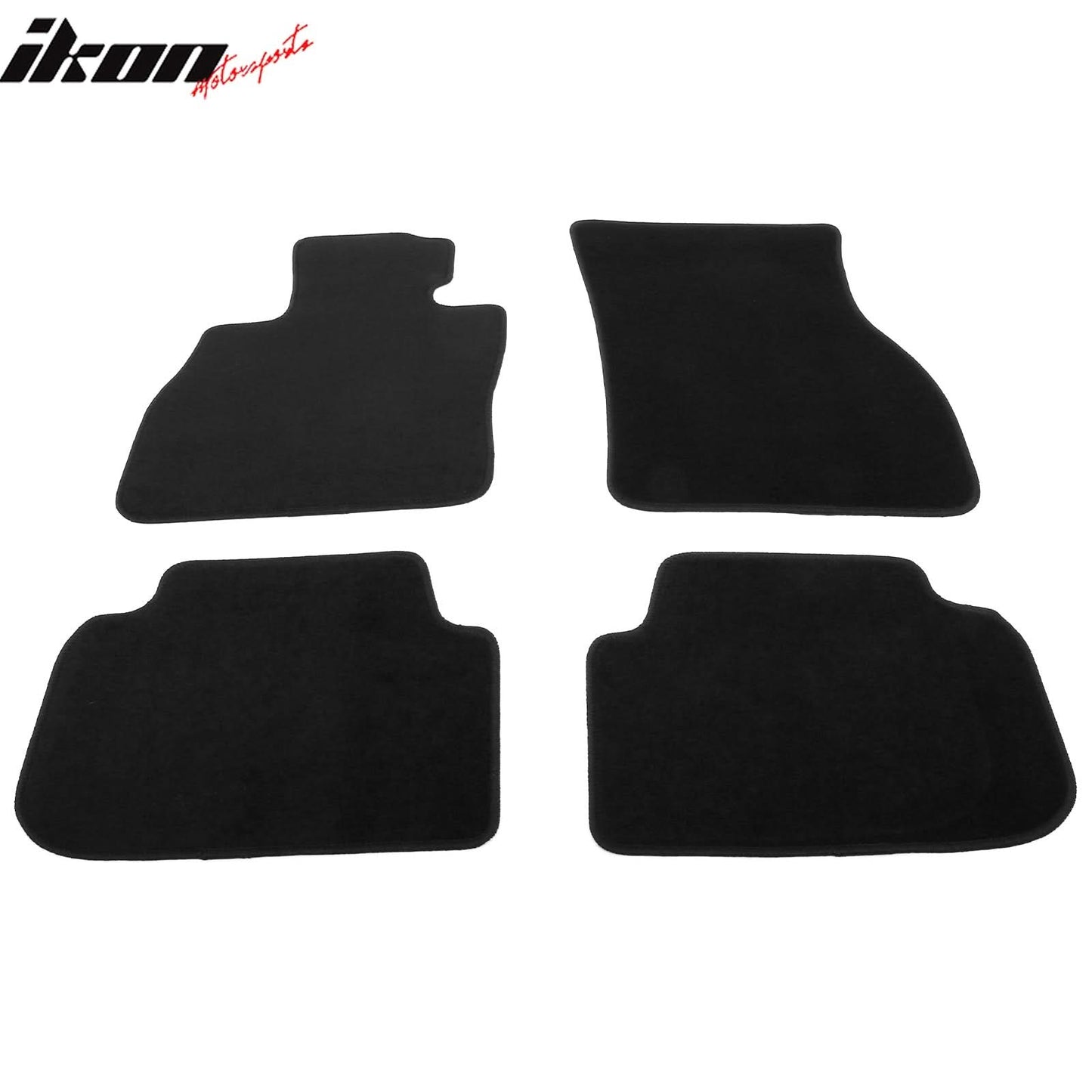 2016-2024 Mini Cooper Clubman F54 Black Front Rear Floor Mats Nylon